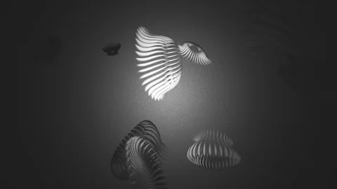 Abstract Background Floating Pulsing Organic Shapes 4 Stock-Footage 97269322