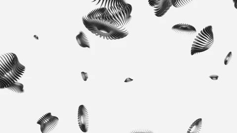 Abstract Background Floating Pulsing Organic Shapes 5 Video stock 97269338