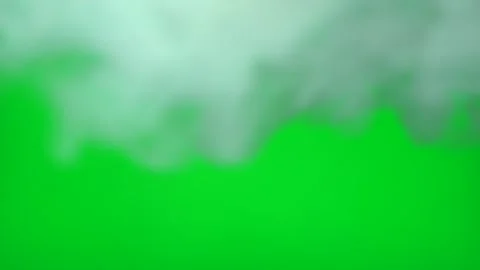 Abstract background of floating smoke isolated on green Stock Footage 272220687
