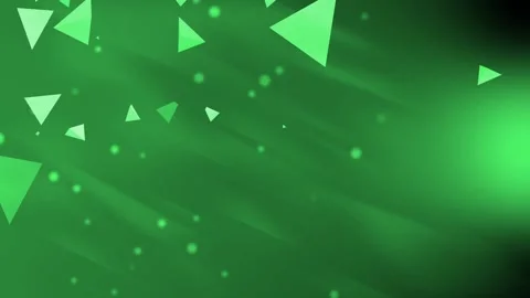 Abstract background with floating translucent triangles and bokeh light par.. Stock Footage 337006508