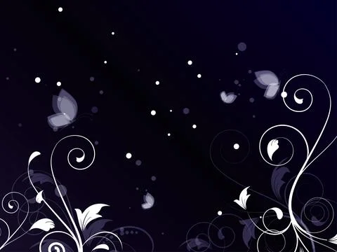 Abstract background with floral elements 스톡 일러스트
