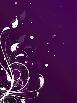 Abstract background with floral elements 스톡 일러스트