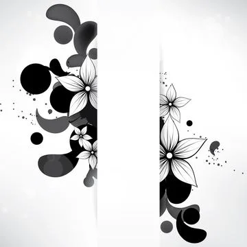 Abstract background with floral elements 스톡 일러스트