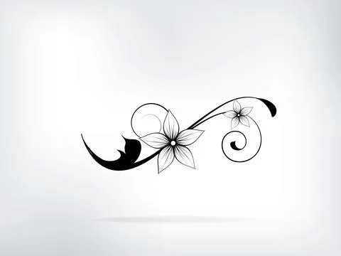 Abstract background with floral ornament elements. Abstract vector illustration 스톡 일러스트