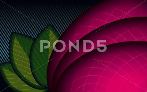Abstract background (floral theme). vector illustration. Stock Illustration