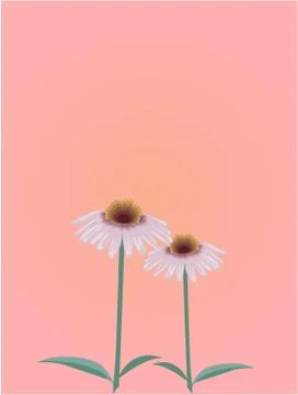 Abstract Background with flower Stock Illustration
