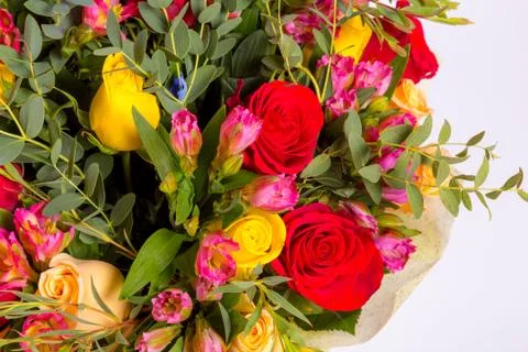 Abstract background of flowers. close-up. Stock Photos