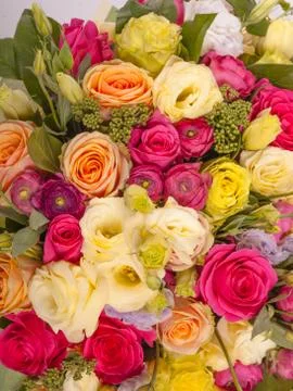 Abstract background of flowers Stock Photos