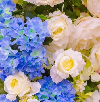 Abstract background of flowers Stock Photos
