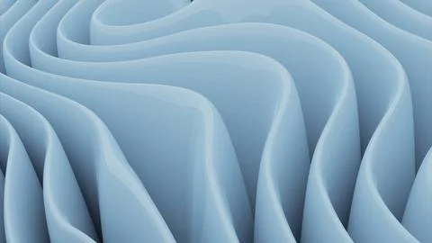 Abstract background with flowing and transforming blue draping texture. Design Illustrazione stock
