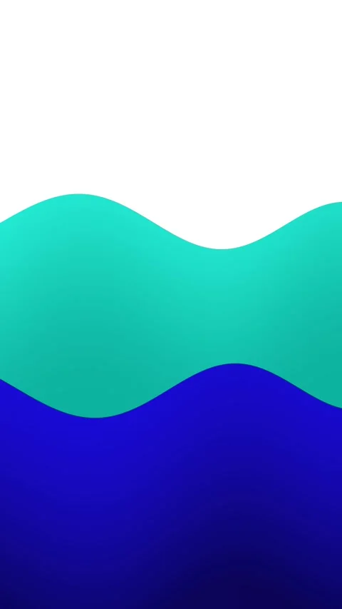 Abstract background with flowing blue, turquoise, and white waves. 库存影片 319389556