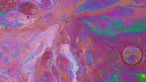 Abstract background from flowing colored liquid paints 動画素材 170379676