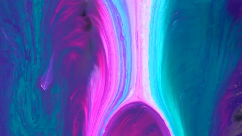 Abstract background from flowing colored liquid paints Vídeo Stock 171654712