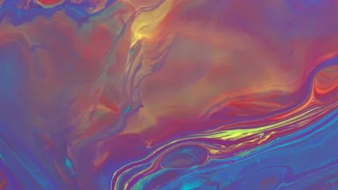 Abstract background from flowing colored liquid paints Stock Footage 219018108