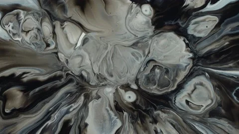 Abstract background from flowing colored liquid paints Stock Footage 220486050