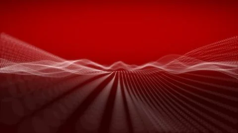 Abstract background with flowing dotted wave lines 스톡 일러스트