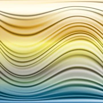 Abstract background with flowing lines and waves. Stock Illustration
