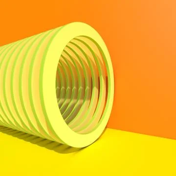 Abstract background with flowing lines. Architecture backdrop. Ilustración de archivo