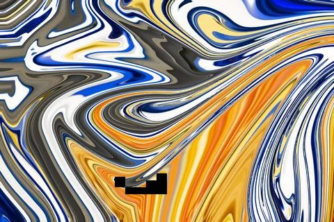 Abstract background of flowing lines on blur background Stock Illustration