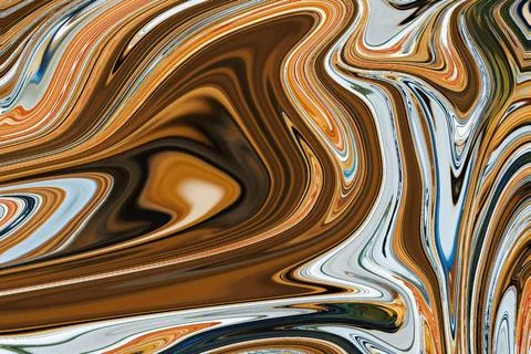 Abstract background of flowing lines on blur background Stock Photos