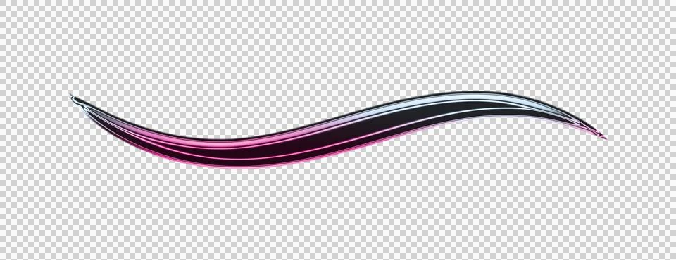 Abstract background with flowing multicolor wavy lines on dark gradient Stock Illustration