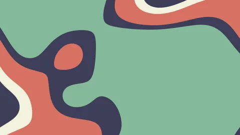 Abstract background with flowing shapes and calm colors Stock Footage 325406227