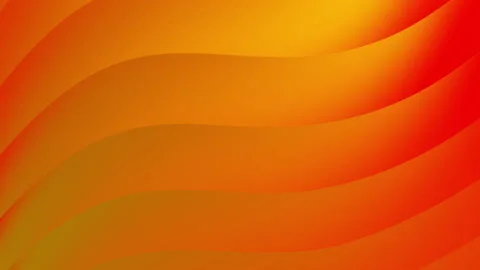Abstract background with flowing shapes in red orange colors Video stock 326088498