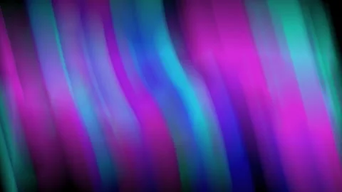 Abstract background with flowing vertical bands of purple, magenta, and turquois Stock Footage 317939491