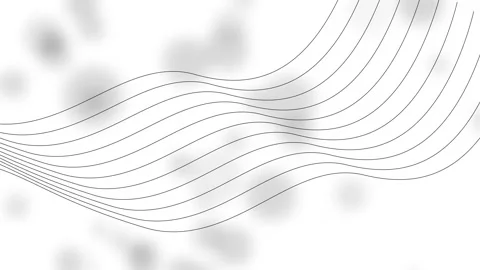 Abstract background with flowing wave lines and soft blurred lights modern .. Vidéo 337082413