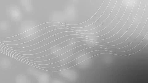 Abstract background with flowing wave lines and soft blurred lights modern .. Video stock 337082446