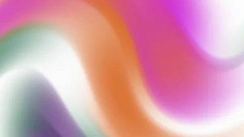 Abstract background with flowing waves of pink, orange Stock Footage 320761414