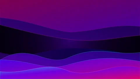 Abstract background with flowing waves of vibrant purple and blue gradients.. 動画素材 335826364