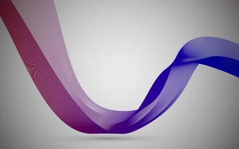 Abstract background with flowing wavy lines. Dynamic waves. Vector illustra.. Stock Illustration