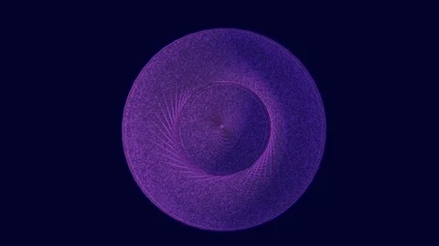 Abstract Background Fluctuating Geometric Circular Pattern 1 Stock Footage 86510278