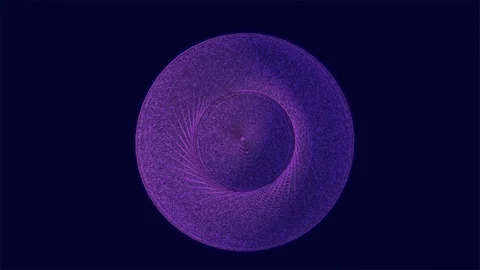 Abstract Background Fluctuating Geometric Circular Pattern 10 Stock-Footage 86513904