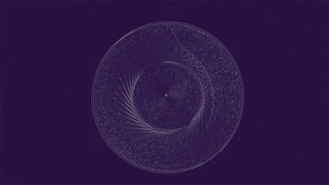 Abstract Background Fluctuating Geometric Circular Pattern 12 Stock Footage 86514155