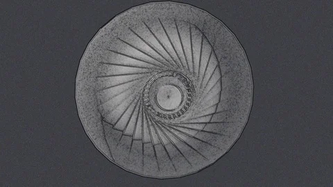 Abstract Background Fluctuating Geometric Circular Pattern 9 Stock Footage 86537579