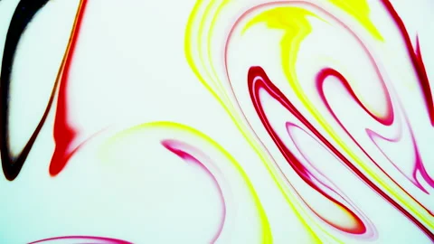 Abstract background, fluid art, ink in motion. Ink bloom, blast, paint explosion Stock Footage 144257261