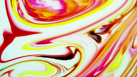 Abstract background, fluid art, ink in motion. Ink bloom, blast, paint explosion Stock Footage 144257717