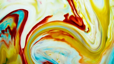 Abstract background, fluid art, ink in motion. Ink bloom, blast, paint explosion Stock Footage 144259202