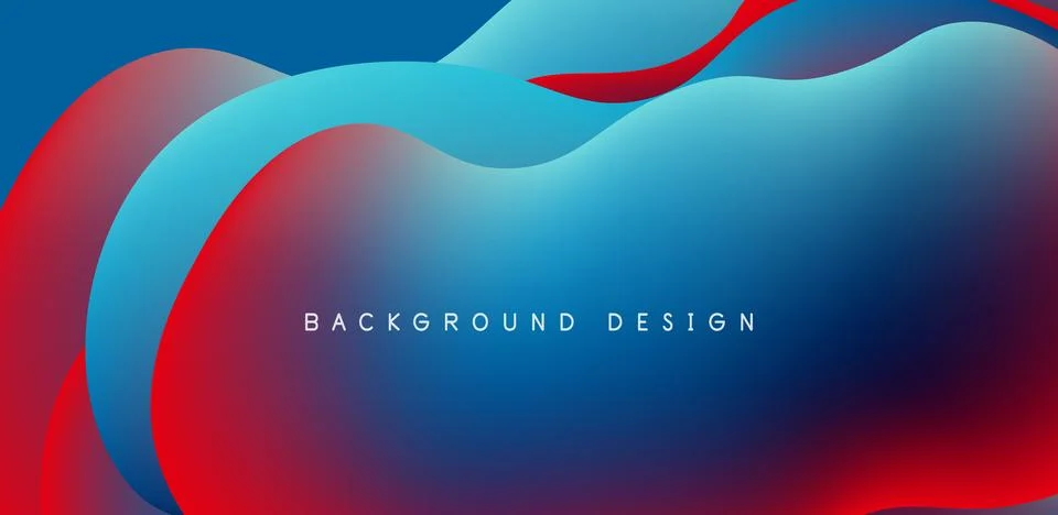 Abstract background fluid bubbles and wave elements. Template for covers 스톡 일러스트