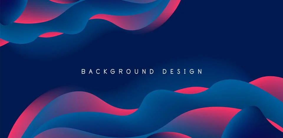 Abstract background fluid bubbles and wave elements. Template for covers 스톡 일러스트