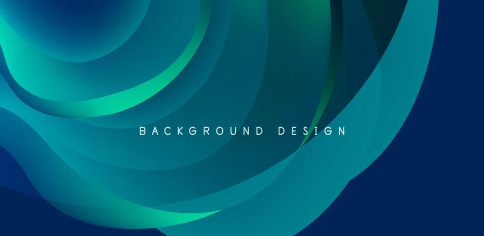 Abstract background fluid bubbles and wave elements. Template for covers 스톡 일러스트