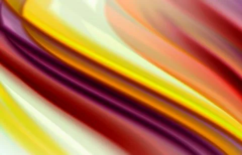 Abstract background - fluid color gradient waves, with dynamic motion line Stock Illustration