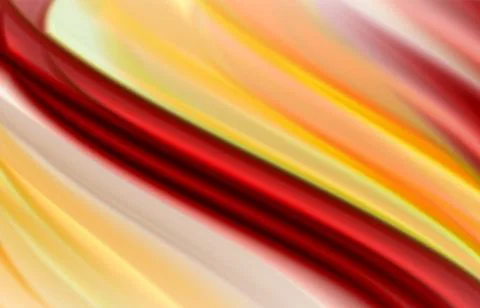 Abstract background - fluid color gradient waves, with dynamic motion line Stock Illustration