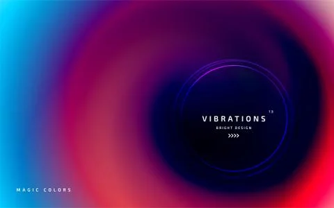 Abstract background with fluid colorful gradient Illustrazione stock