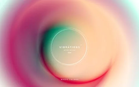 Abstract background with fluid colorful gradient Stock Illustration