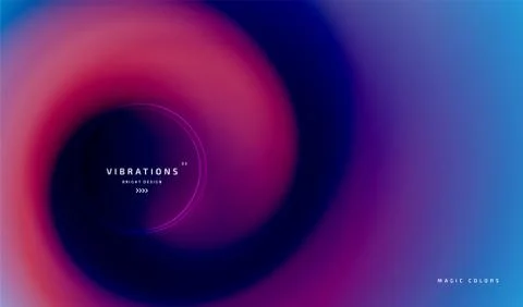 Abstract background with fluid colorful gradient Stock Illustration