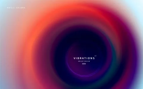 Abstract background with fluid colorful gradient Stock Illustration