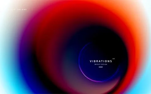 Abstract background with fluid colorful gradient Stock Illustration
